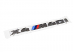 BMW F26 X4 M GALINĖS BAGAŽINĖS EMBLEMA X4 M40I UŽRA&Scaron;AS DEKALAS ŽENKLIUKAS LOGOTIPAS 51148065078 ORIGINALUS
