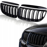 Grill grotelės bmw e90 e91 05-08 juodas blizgus prie&scaron;liftinis m paketas m3