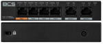 Bcs-l-sp04g02g Bcs Line Poe jungiklis, 6 prievadai, 4x Poe, 2x Lan Rj45, galia 60w