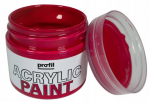 Akriliniai dažai Acryl skirti tapybai ant drobės, popieriaus, gipso, tamsiai raudoni, 50 ml