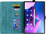 Succtopy dėklas lenovo tab m10 plus 3rd gen 10.6 colių 2022 tb125/tb128 folio atverčiamas pu odos apsauginis dėklas su ra&scaron;iklio laikikliu, stovu ir piniginės dangteliu, skirtas lenovo tab m10 plus 3rd generation 2022 plan&scaron;etiniam kompiuteriui, &scaron;viesus