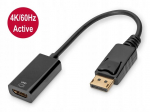 Displayport->hdmi 4k/60hz aktyvus konverteris 0.2m Digitus