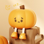 Buitinė technika, stalinė naktinė lempa "Pumpkin"