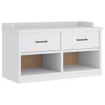 Prie&scaron;kambario suoliukas，Suolas SANDNES baltas 87x40x50 pu&scaron;ies masyvo CFE2770958
