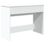 Kosmetinis staliukas，Makiažo stalas su veidrodžiu, baltas, 100x45x76cm CFE5034571