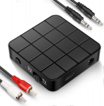 &bdquo;Bluetooth 5.0&ldquo; siųstuvo ir imtuvo 2 viename &bdquo;Bluetooth&ldquo; garso adapteris namų stereo sistemai ，