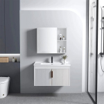 Vonios Baldų Komplektas Su Praustuvu REA Aa147 Astor 60Cm White