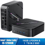 Kompiuteris Mini PC Blackview MP100 Pro Intel&reg;Alder Lake I912900HK 4.4GHz Max 16 GB 1 TB/SSD 4TB,Windows 11 Pro,Wifi 6, 4K UHD 144 Hz