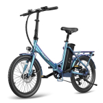 Elektrinis dviratis Fafrees F20 Lasting 20", aurora mėlyna