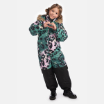 Huppa Žieminis kombinezonas WILLE, dark green pattern/ black