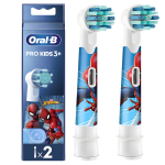 Elektrinio dantų &scaron;epetėlio antgalis Oral-B vaikų dantų &scaron;epetėlio antgaliai EB10 Spiderman &ndash; 2 vnt.