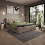 Lova DREAM + Čiužinys SAPNAS 2 XL|160x200|Tamsiai smėlio #4|Boucle