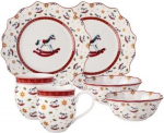 Villeroy & Boch Toy's Delight jubiliejinis pusryčių rinkinys Supamasis arkliukas, 6 dalių