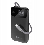 Atsarginis maitinimo &scaron;altinis ("Power Bank") Powerbank Dudao K31 10000 Mah 22,5w su Usb-c laidu, Led