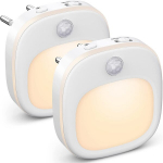 2 LED naktinės lemputės su judesio jutikliu