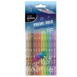 Holo kreidelės 12 spalvų KIDEA - DERFORM