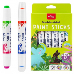 12 spalvų klijuojami plakatiniai dažai - Easy Stationery