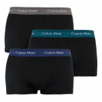 Calvin Klein vyrų žemos talijos bokseriai (3 vnt) &ndash; juodi &ndash; U2664G-SZN