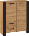Pastatoma lentyna Meblocross Slide Sli-08 2D2S, ruda/juoda