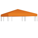 Vir&scaron;utinis pavėsinės uždangalas, 3x3 m, oranžinis