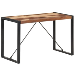 Valgomojo stalas, 120x60x75 cm, rudas