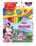 Nuplaunami flomasteriai Colorino Disney Junior Minnie, 12 spalvų
