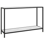 Konsolinis staliukas, 120x35x75 cm, grūdintas stiklas,