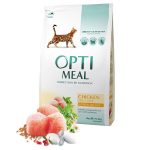 OPTIMEAL&trade;. Visavertis sausas maistas suaugusioms katėms su vi&scaron;tiena, 4 kg