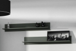 2-jų lentynų komplektas Cama Meble Soho 125, pilkas