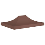 Proginės palapinės stogas, rudos spalvos, 4x3m, 270 g/m&sup2;