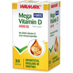 Maisto papildas Mega Vitamin D 4000 IU Forte, 30 kapsulių