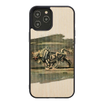 Man&Wood skirtas iPhone 12 Pro Max, baltas