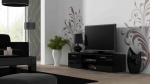 TV spintelė Cama Meble Soho 140, juoda