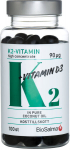 Maisto papildas Auk&scaron;tos koncentracijos Vitaminas K2 + Vitaminas D3 BioSalma, 100 vnt.