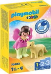 70403 PLAYMOBIL&reg; 1.2.3 Fėja su lape