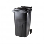 &Scaron;iuk&scaron;lių konteineris 240 l, juodas