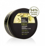 Maitinanti plaukų kaukė su alyvuogių aliejumi Farcom Mea Natura Olive Hair Mask Intensive Nourishment&Shine, 250 ml