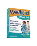 Maisto papildas Wellkid Immune, 30 kramtomųjų tablečių