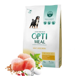 OPTIMEAL&trade;. Visavertis sausas maistas suaugusiems, didelių veislių &scaron;unims su vi&scaron;tiena, 4 kg