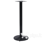 vidaXL Bistro stalo koja, juodos spalvos, skersmuo 43x107cm, ketus