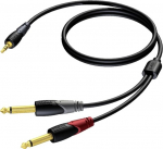 Procab CLA713/1.5, 3.5mm minijack/6.3mm, 1.5 m