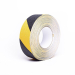 Juosta Heskins Safety Grip, 50 mm x 18.3 m, juoda/geltona
