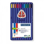 Ergosoft trikampiai pie&scaron;tukai 12 spalvų dėkle Staedtler