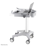 Mobilus stalas MED-M200 Neomounts by Newstar ne&scaron;iojamam kompiuteriui, klaviatūrai ir pelei, reguliuojamas auk&scaron;tis &ndash; baltas