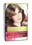 Ilgalaikiai plaukų dažai su trejopa apsauga L'Oreal Paris Excellence Creme 172 ml, Light Brown