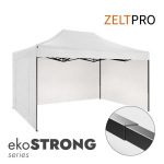 Prekybinė palapinė Zeltpro Ekostrong balta, 3x4,5