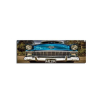 Reprodukcija Mėlynas retro automobilis