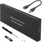 Maclean pavaros korpusas, M.2 SSD, NGFF, USB 3.0, Dydis 2230/2240/2260/2280, Aliuminio važiuoklė, MCE582