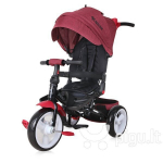 Triratukas Lorelli Jaguar Luxe, juodas/raudonas
