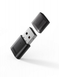 Bluetooth 5.0 USB-A adapteris siųstuvas-imtuvas, juodas
